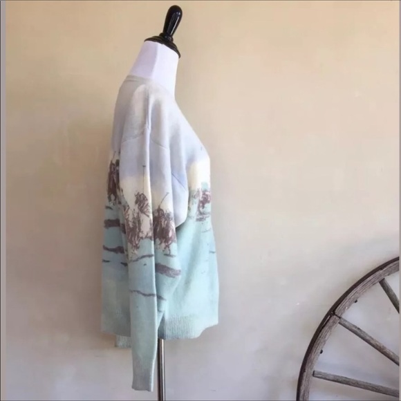 RALPH LAUREN 80's Equestrian Polo Sweater XL USA! - Picture 5 of 8